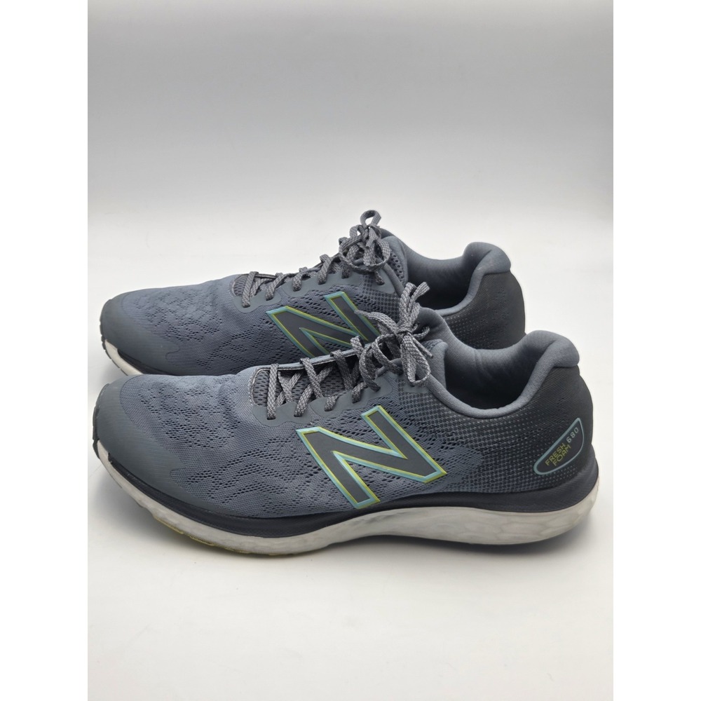 New Balance Fresh Foam 680v7 Shoes Mens Size 13 Gray Running Sneakers M680LL7